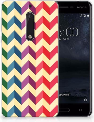 Nokia 5 TPU bumper Zigzag Multi Color