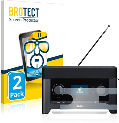 BROTECT - Screenprotector voor Teufel Radio 3sixty - Folie Beschermfolie transparant 2 Stuks