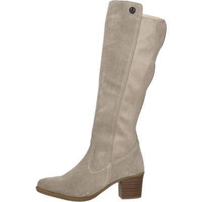 Rieker Hoge laarzen beige Suede - Dames - Maat 36