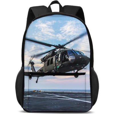 Helikopterrugzak, laptoptas, grote capaciteit, nieuwe mechanische opdruk, beste verjaardagscadeau voor schooljongens en -meisjes
