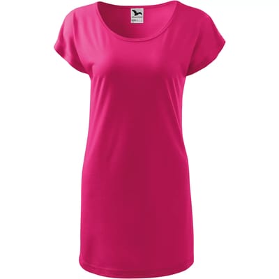 Dames t-shirt jurk Malfini Love 123