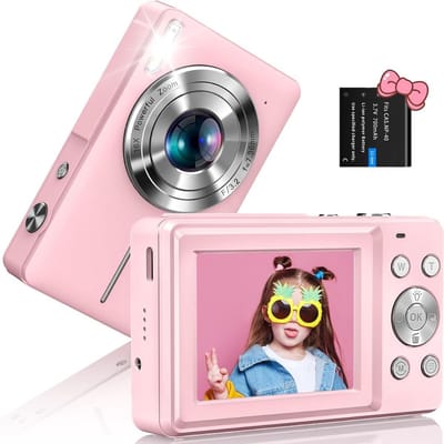 ApexArte® Vlog Camera voor Beginners - Videocamera voor Kinderen en Volwassenen - Handycam - 4K Kwaliteit