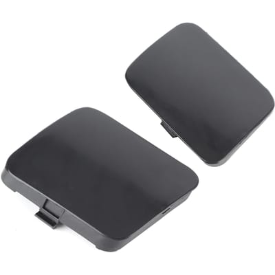 2 stuks Voorbumper Sleephaak Beugel Afdekking Links Rechts 53285?42930 53286?42931 Geschikt voor RAV4 2005?2008 black