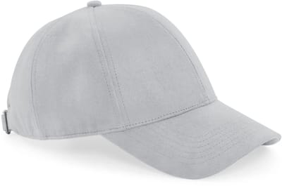 6-panel faux suède baseballpetje Beechfield