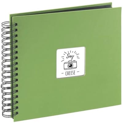 Spiraalalbum 28 x 24 cm - Fotoboek met 50 Zwarte Pagina's voor Persoonlijke Herinneringen