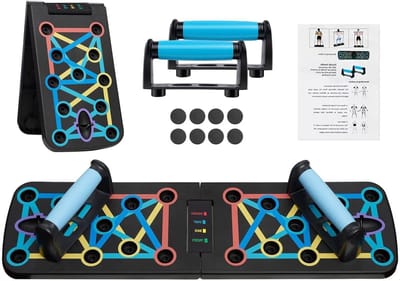 Multifunctioneel Push Up Board met 17 Oefeningen voor Krachttraining en Spieropbouw