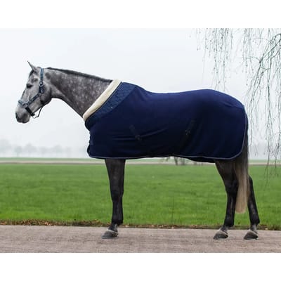 Qhp Zweetdeken Qhp Brilliance Donkerblauw - 135/185