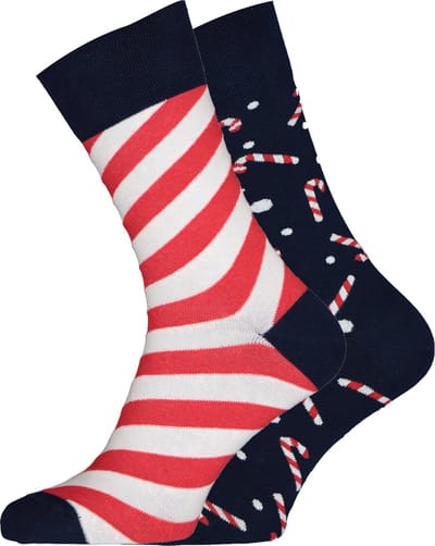Toffe Sokken - Gekke Sokken - Leuke Sokken - Sweet Xmas - Maat: 35 t/m 38