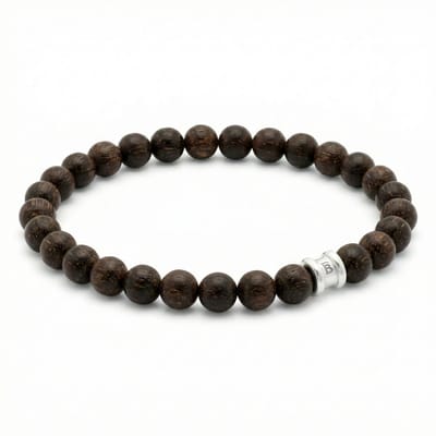 STEEL & BARNETT - Kralenarmband Heren - Essential - Matte Bronziet - Maat S