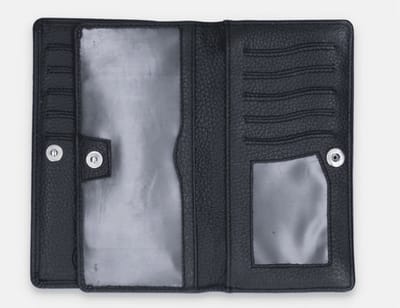 Crinkles Portemonnaie Black | Zwart | Maat: One Size