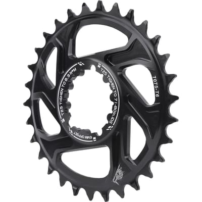 Pédalier Snail Bike à plateau unique 6 mm pour GXP 8-11 vitesses Chaîne 30T (127MM) black