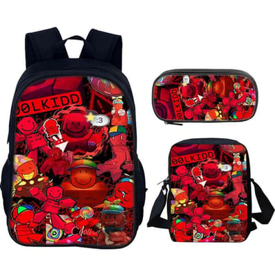 Verlaten Gubby Basisschool en Middelbare School Leerlingen Schooltas Rugzak Lunchtas Etui Schooltas 3 stuks/set