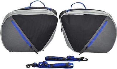 Motorbagage Set - Zijbox Tassen - Lange Motorreizen - Modulair Ontwerp - Grote Capaciteit - Zwart