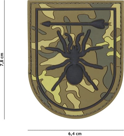 101 Inc Embleem 3D Pvc Special Forces Spin Groen  13081