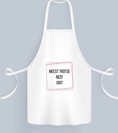 Akyol - meest trotse neef ooit Keukenschort - Neef - trotse neef - verjaardagscadeau - verjaardag - cadeau - cadeautje voor neef - neef artikelen - kado - geschenk - gift - 82 bij 71 cm