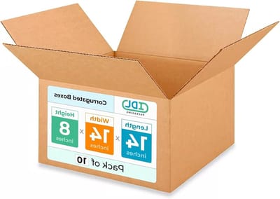 Medium Box - Verhuisdoos Opslagdoos - Spullen Verhuizen - 100% Recyclable Materiaal - 10 Stuks - Bruin