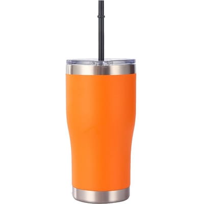 Tasse isotherme en acier inoxydable pour voiture, petite tasse à café en plastique avec spray américain, tasse Ice Tyrant 20oz