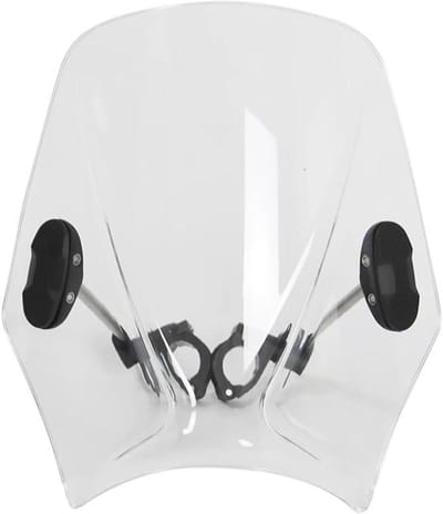Motorfiets Windscherm - Winddeflector Onderdeel - Comfortabel Rijden - Universele Pasvorm - 22 25 28mm - Transparant