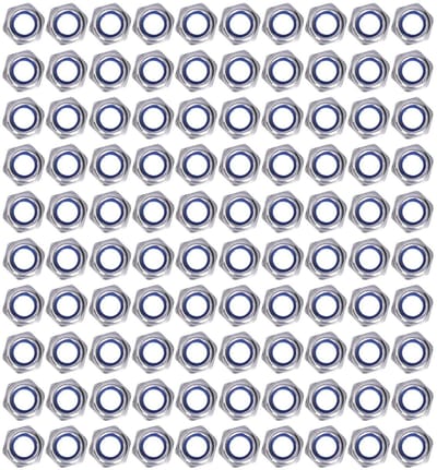 Allecta - Nylon Borgmoer Bevestigingsset 100-delige set voor Onderhoudsvoertuig (M8)