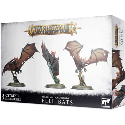 Set van 3 figuurtjes van 15 stuks Games Workshop Warhammer AoS - Soulblight Gravelords Fell Bats