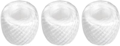 Dailygoods- Polyester Touw 150m - Nylon Touw - Huishoudelijk Gebruik - DIY - Gebundelde Verpakking - Wit