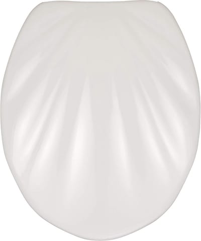 Hygiënische toiletbril met softclose, Duroplast, witte wc-deksel met Fix-Clip bevestiging