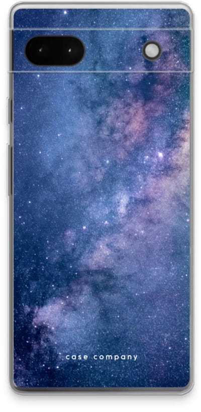 Case Company® - Hoesje geschikt voor Google Pixel 6a hoesje - Nebula - Soft Cover Telefoonhoesje - Bescherming aan alle Kanten en Schermrand