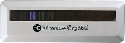 Vloeibare Kristallen Thermometer - Zelfklevende Meter - Temperatuur Aflezen - Sticker Bevestiging - Niet Gespecificeerd - Zilver