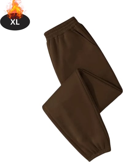 Livano Trainingsbroek Dames - Sportbroek - Trainingsbroek Lang - Trainingspak - Sportkleding - Koffie - XL