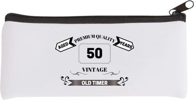 Akyol - oldtimer 50 jaar Etui - Verjaardag cadeau - papa - collega - grappige tekst - 20 bij 9 cm
