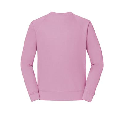 Fruit of the Loom Heren Klassiek 80/20 Raglan Sweatshirt (Lichtroze)