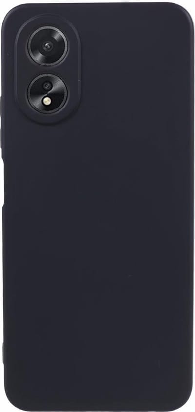 Coverup Hoesje - Geschikt voor OPPO A18 Hoesje - Coverup Colour TPU Back Cover - Charcoal Black