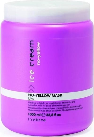 Inebrya - Ice Cream No-Yellow Mask - Maska na vlasy - 1000ml