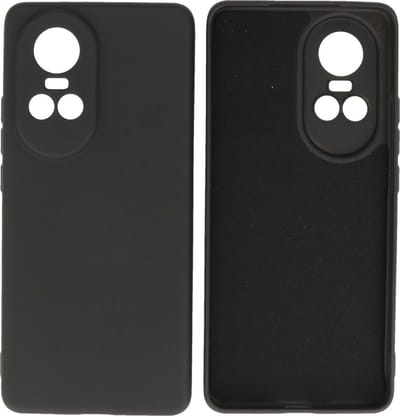 Fashion Backcover Telefoonhoesje - Color Hoesje - Geschikt voor de Oppo Reno 10 5G - 10 Pro 5G - Zwart