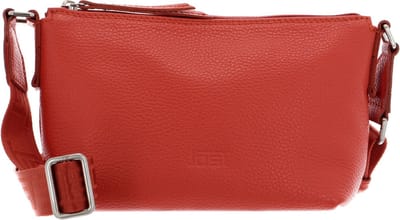 JOST Leren Schoudertas Vika Crossbody Bag Apricot Terracotta