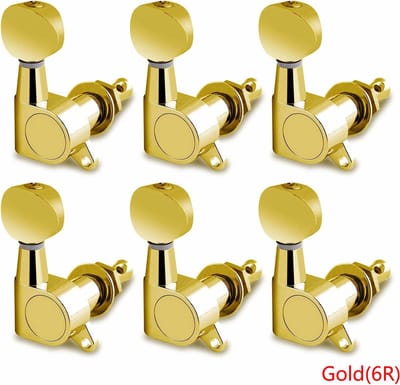 Knobbout music repair, stemmechanieken akoestische gitaar, elektrische gitaar 4/4 goud