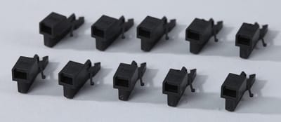 Koppelingsschacht Adapter - Onderdeel Trein - Modelbouw Treinen - NEM Standaard - H0 Schaal - Metaal