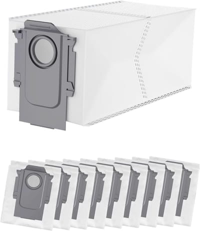 10 stuks stofzakken - voor Roborock Q Revo/Qrevo Pro/QrevoMaxV/Qrevo Curv/s8 MaxVUltra/S8Max Ultra/Qrevo Edge/Qrevo S/Qrevo Plus/QreVo Master/Qrevo Slim - reservezakken - accessoireset