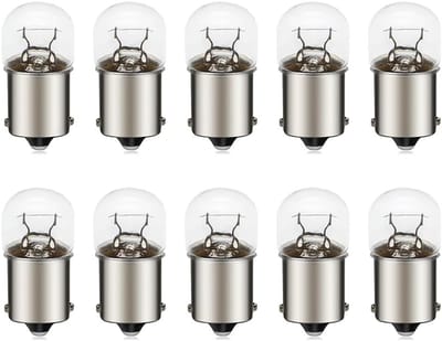 Set van 10 Stuks 1156 BA15S R5W 12V 5W Warmwitte Lampen voor Auto en Motorfiets