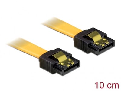 Delock SATA 3 Gb/s Cable 10 cm yellow