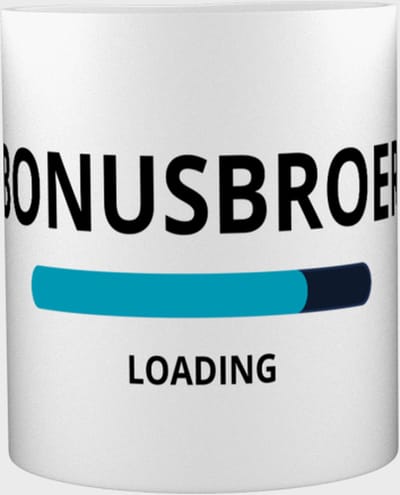 Akyol - bonusbroer loading Mok met opdruk - broer - ochtendkoffie laden - verjaardagscadeau - verjaardag - cadeau - cadeautje voor broer - broer artikelen - kado - geschenk - gift - 350 ML inhoud