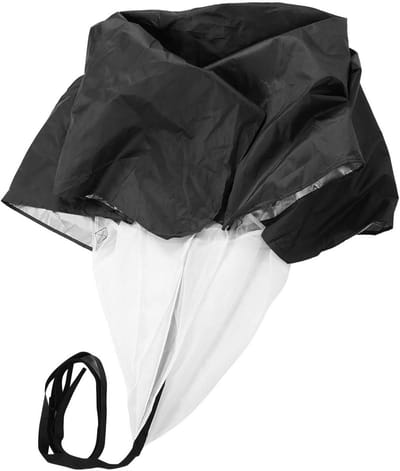 Dailygoods- Hardloopparachute Weerstandstrainer 5-15 kg - Snelheidstraining - Voetbal - Verstelbare Tailleband - Draagbaar - Opbergkoffer - Snelheidstrainer