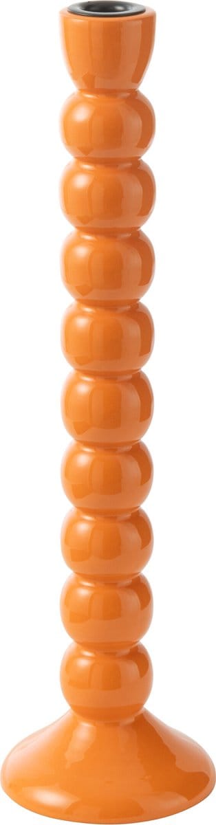J-Line kandelaar - mangohout - oranje