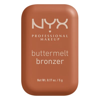NYX Professional Make Up Buttermelt Bronzer - Blijft tot 12u zitten - Verrijkt met mango-, amandel- en sheaboter - Butta Ballin - 5gr