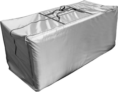 Famanu - XXL waterdichte opbergtas voor tuinkussens, UV-bescherming, met ritssluiting en handgrepen, 175×60×80 cm