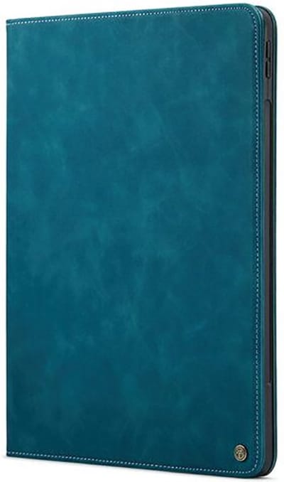 CaseMania Bookcase hoesje met Standaard geschikt voor iPad Air 13 M2 - Effen Groen - Kunstleer