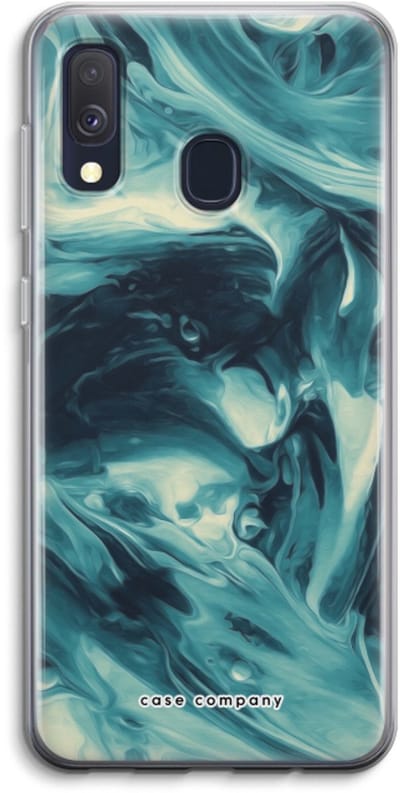 Case Company® - Hoesje geschikt voor Samsung Galaxy A40 hoesje - Dreaming About Whales - Soft Cover Telefoonhoesje - Bescherming aan alle Kanten en Schermrand