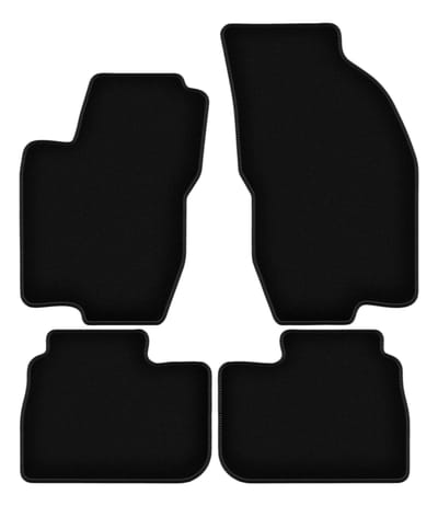 BASIC zwarte veloursmatten voor: Alfa Romeo 156 sedan, stationwagen, stationwagen (2000-2006)
