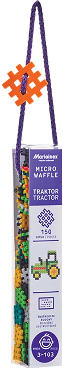 Micro wafel blokken tractor 150 stuks - Marioinex - vanaf 5 jaar