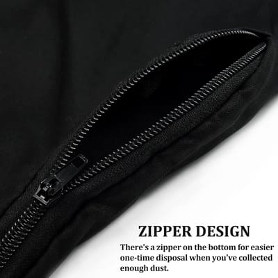 Sawing 255 Mitre Saw Dust Bag Sawdust Table Saw Dust Bag Black 22.5 cm Mitre Saw, Dust Bag with Zip and Wire Stand for - ShopVlot